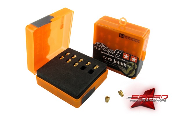 Vergaserdüsenset Stage6, GY6 (4-Takt) 4mm - 10 Stück