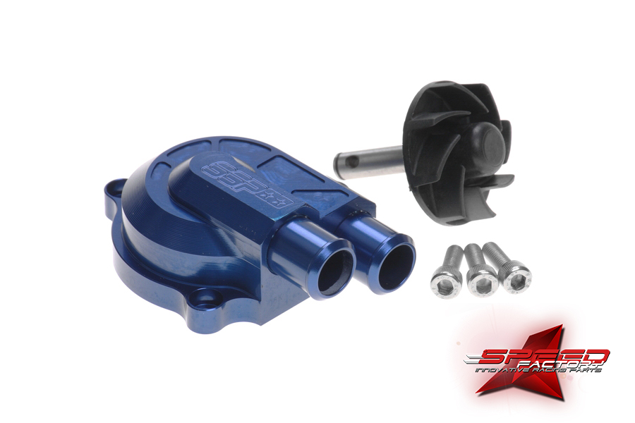 Wasserpumpe Stage6 CNC Racing Type chrom 40% Förderleistung für Minarelli