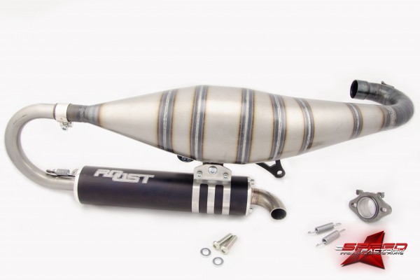 exhaust system ROOST PV70, for Peugeot vertical engines