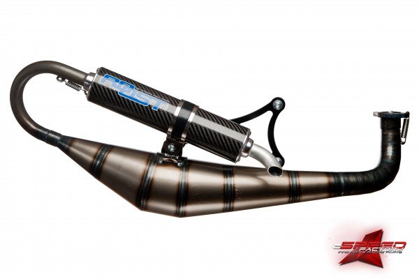 Auspuffanlage ROOST RS5, Minarelli liegend
