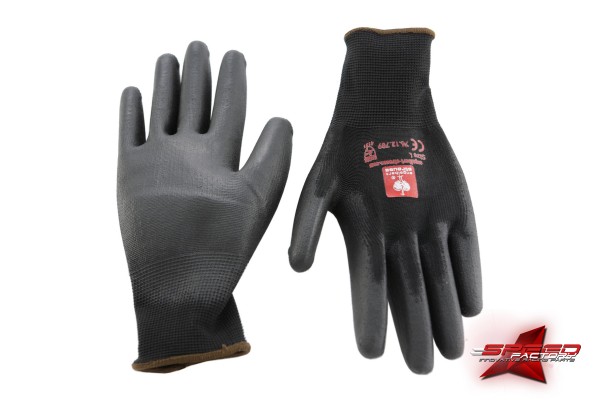 Handschuhe engelbert strauss, Mechaniker, schwarz, Unisex