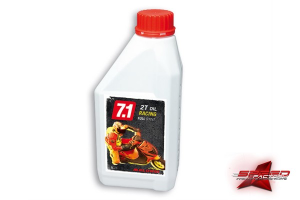 2-stroke oil Malossi 7.1, 1000ml, Racing, total synthetic high performance oil